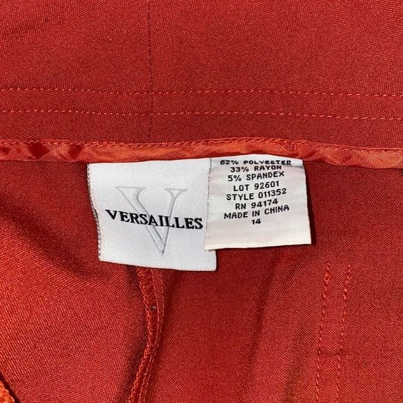 Versailles Sz 14 Rusty Color Shorts - Picture 4 of 5